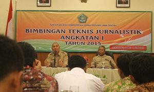 Kanwil Berikan Bimtek Jurnalistik
