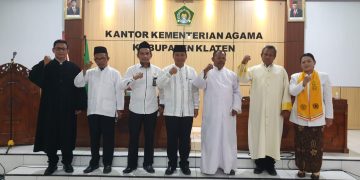 Kemenag Klaten Gelar Doa Bersama Lintas Agama