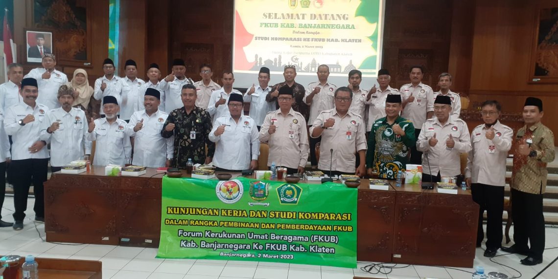 Tertarik PKUB, FKUB Banjarnegara Studi Komparasi ke FKUB Klaten