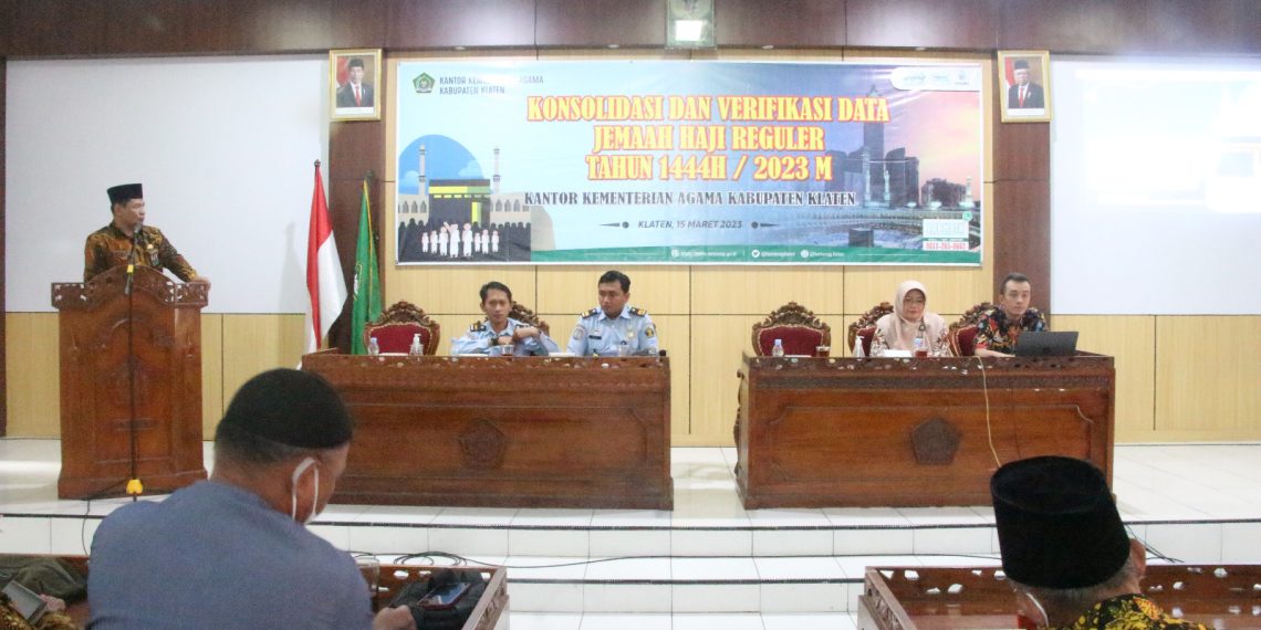 Konsolidasi dan Verifikasi Data Jemaah Haji Tahun 2023