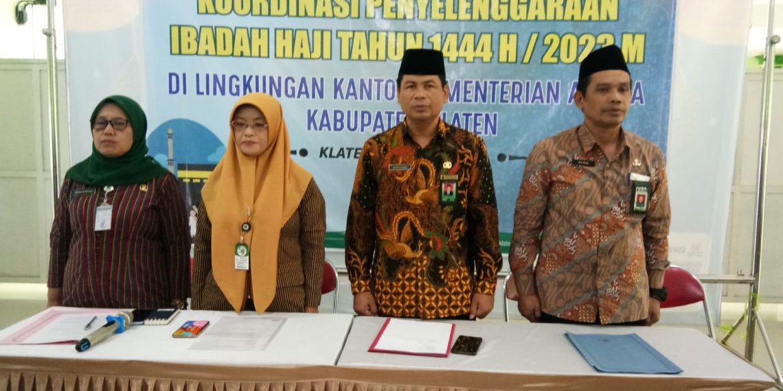 Persiapan Kemenag Klaten dalam Penyelenggaraan Ibadah Haji 1444H/2023M