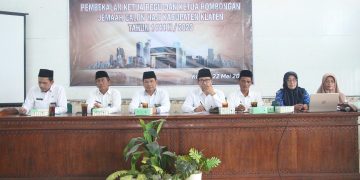 Pembekalan Karu Karom, Kakankemenag Klaten Minta Saling Sinergi