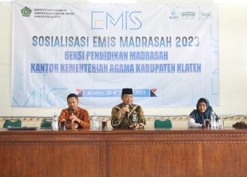 Kemenag Klaten Gelar Sosialisasi EMIS Madrasah