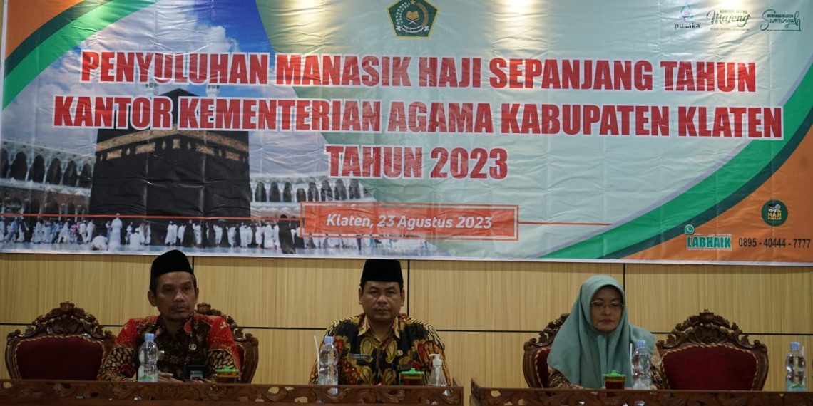 Kemenag Klaten Gelar Penyuluhan Manasik Haji Sepanjang Tahun