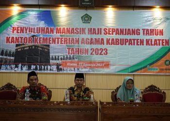 Kemenag Klaten Gelar Penyuluhan Manasik Haji Sepanjang Tahun