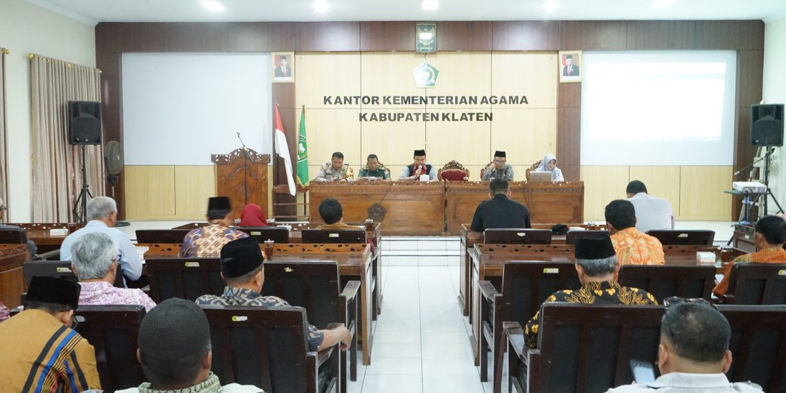 Rakor Teknis Pemulangan/Penjemputan Jemaah Haji Kabupaten Klaten Tahun 2024