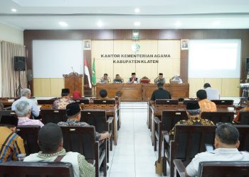 Rakor Teknis Pemulangan/Penjemputan Jemaah Haji Kabupaten Klaten Tahun 2024