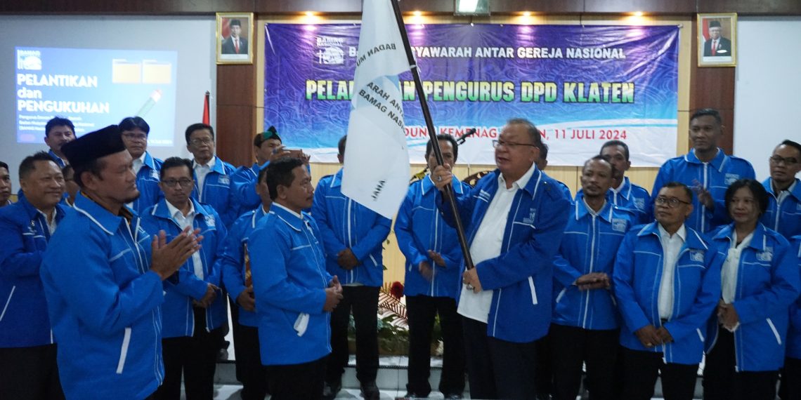 Pelantikan Pengurus DPD Badan Musyawarah Antar Gereja Nasional (Bamagnas) Kabupaten Klaten