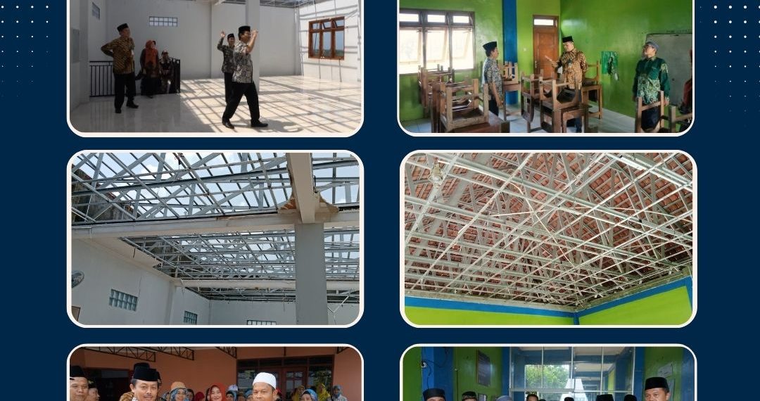 Tinjau Ponpes Yang Terdampak Bencana – Kakanwil Kemenag Prov. Jateng Serahkan Bantuan