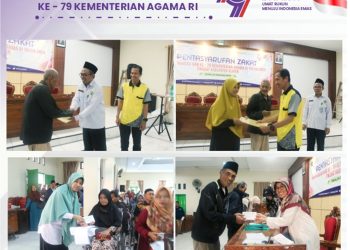 PENTASYARUFAN ZAKAT DALAM RANGKA HAB KE-79 KEMENAG RI TINGKAT KABUPATEN KLATEN