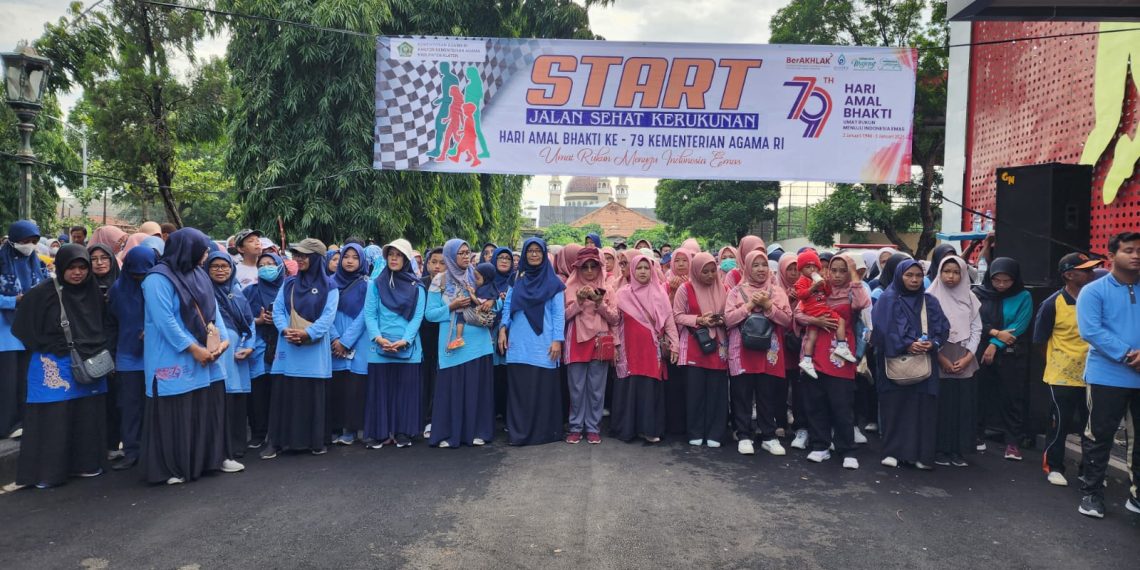 SEMARAK JALAN SEHAT KERUKUNAN HAB KE-79 KEMENTERIAN AGAMA TINGKAT KABUPATEN KLATEN