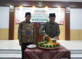 Penutup Rangkaian HAB Ke-79, Kankemenag Kab. Klaten Gelar Do’a Bersama Lintas Agama dan Malam Tasyakuran