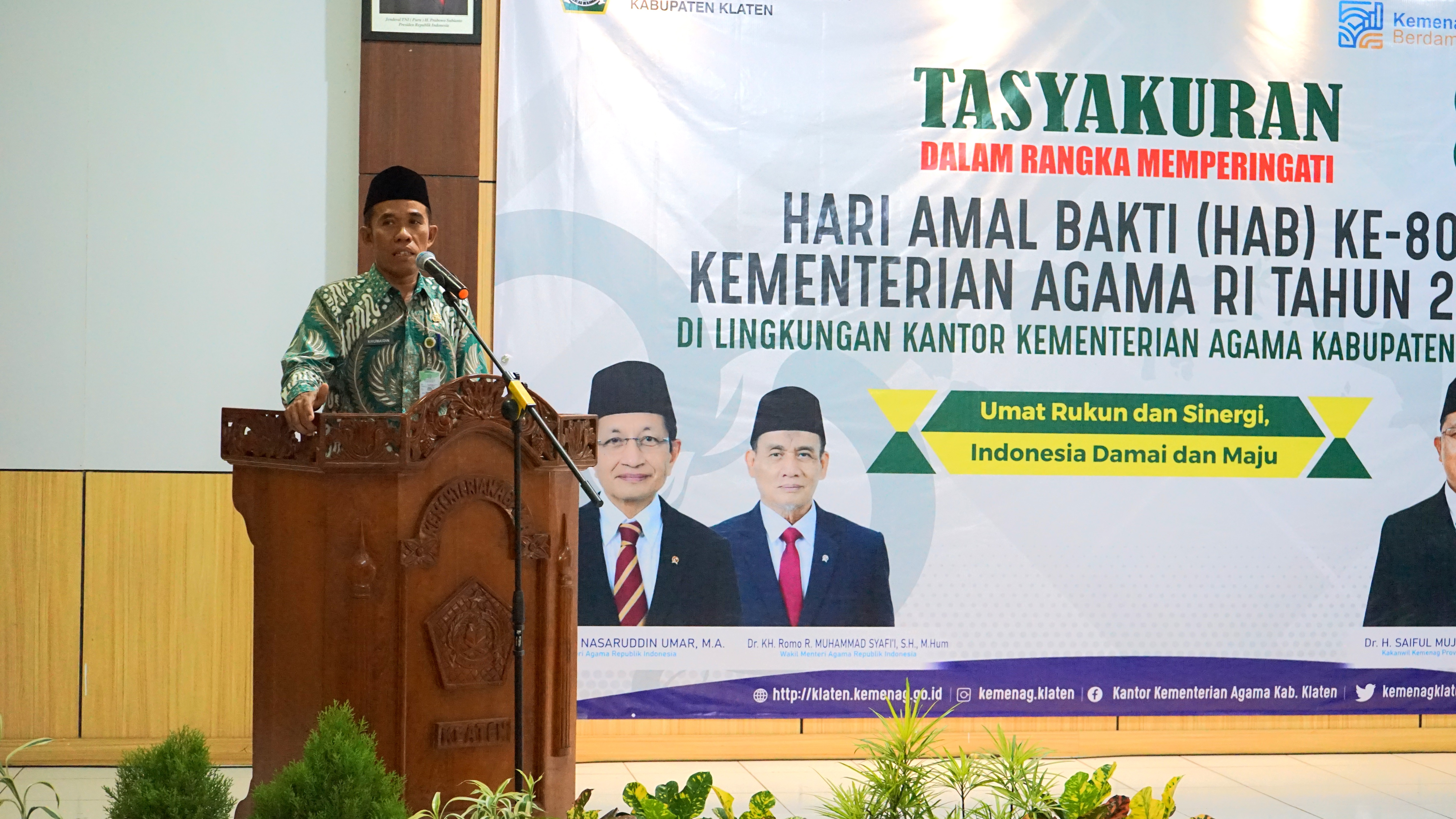 Tasyakuran HAB ke-80 Kementerian Agama