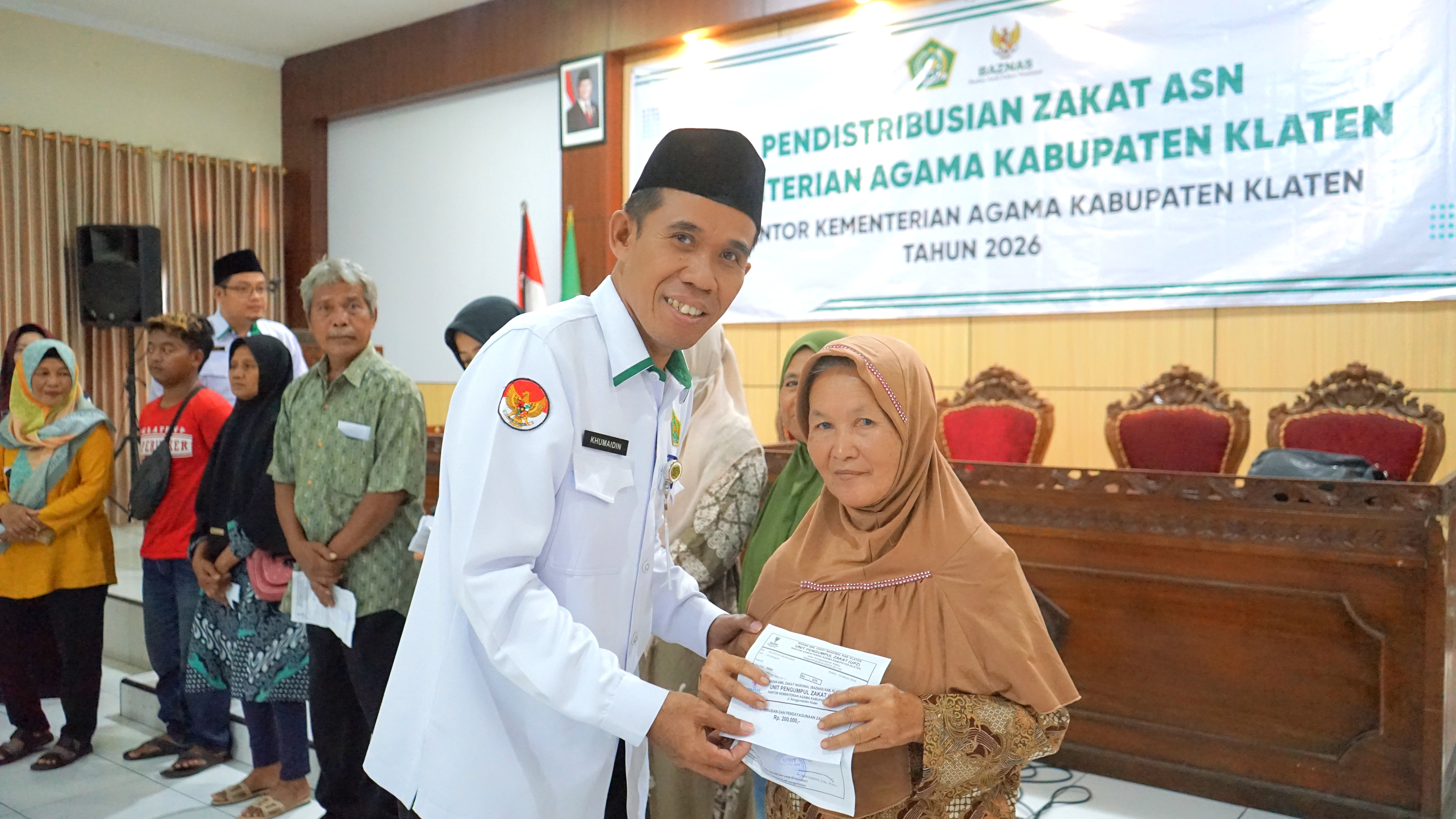 Pendistribusian Zakat ASN Kemenag Klaten